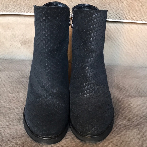 Rosemunde Copenhagen leather ankle boot croc - Picture 7 of 8